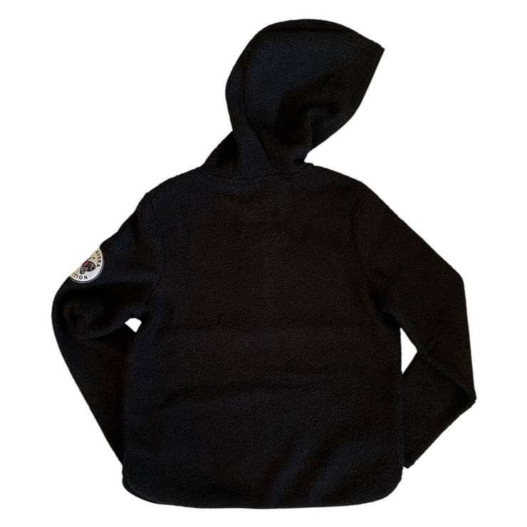 Butterfly patch fleece Black (Small - 2 XL)