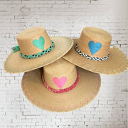 Heart Hat - Blue